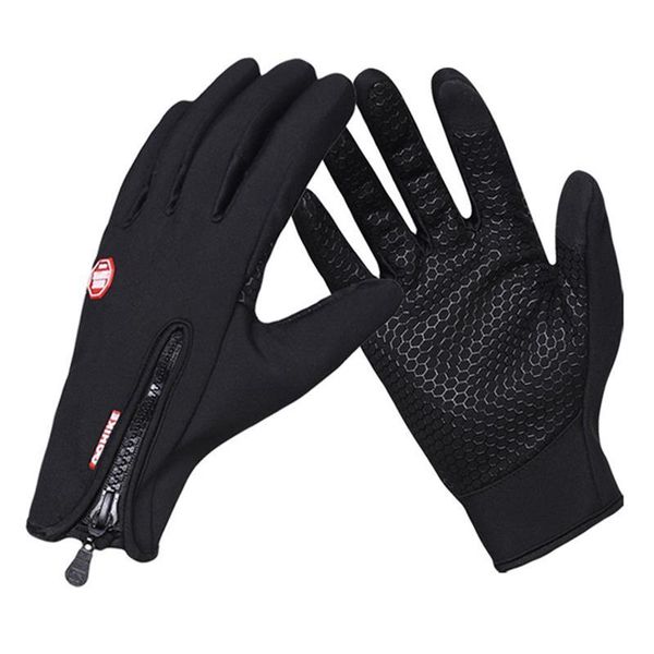 cycling gloves 1 pair touch screen windproof warm anti-slip motorcycle riding mittens, Black
cycling gloves 1 pair touch screen windproof warm anti-slip motorcycle riding mittens, Black