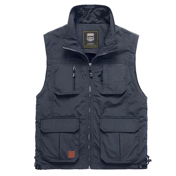 summer spring mesh thin multi pocket vest for male largesize casual sleeveless jacket with many pockets reporter waistcoat 210923, Black;white
summer spring mesh thin multi pocket vest for male largesize casual sleeveless jacket with many pockets reporter waistcoat 210923, Black;white