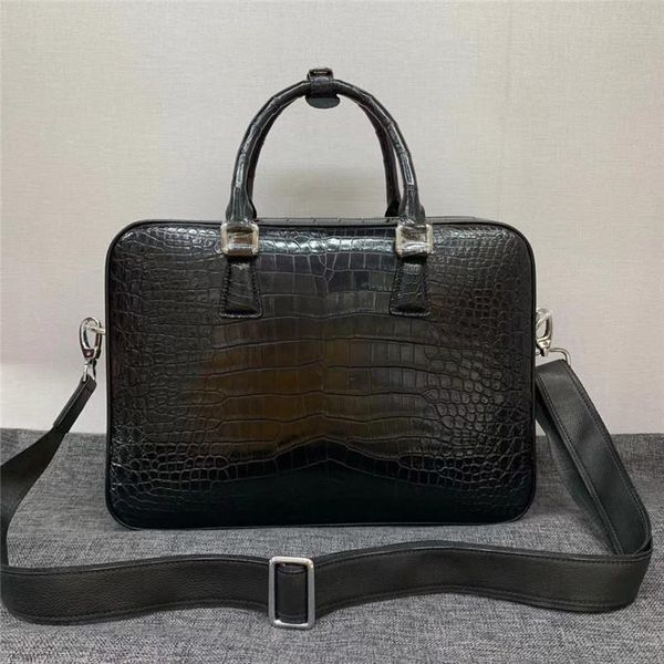 briefcases authentic true crocodile belly skin businessmen briefcase large working purse genuine real alligator leather male laphandbag
briefcases authentic true crocodile belly skin businessmen briefcase large working purse genuine real alligator leather male laphandbag