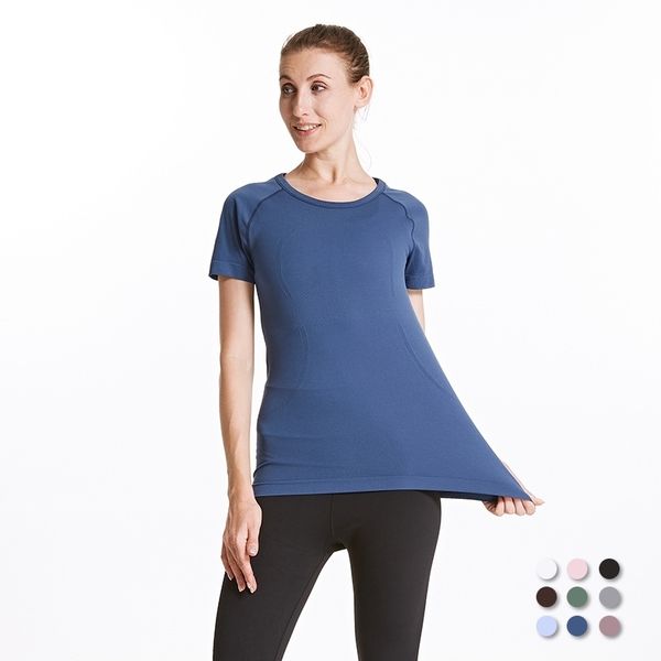 new same lulu yoga suit slim fit sports t-shirt running fitness yoga short sleeve, Gray
new same lulu yoga suit slim fit sports t-shirt running fitness yoga short sleeve, Gray