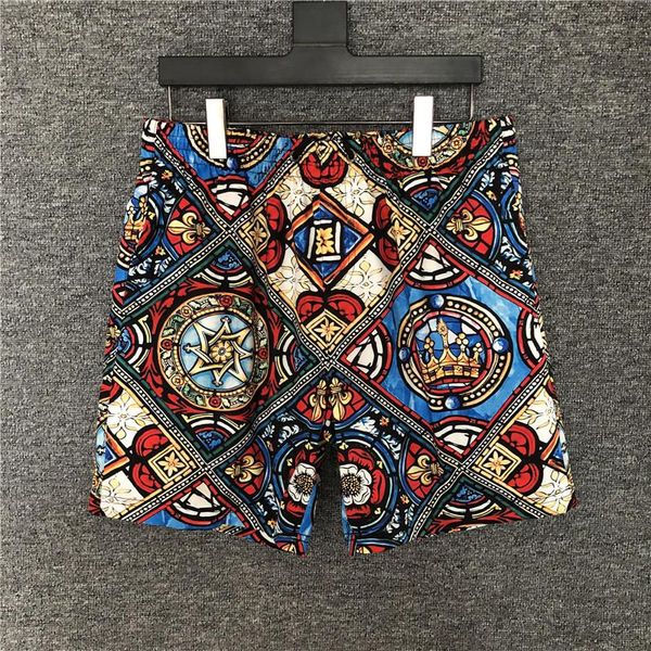 men's shorts 2021 summer brand casual chic retro print comfort beach b949, White;black
men's shorts 2021 summer brand casual chic retro print comfort beach b949, White;black