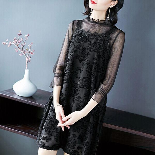 vintage lace dresses 2021 springtime o-neck three-quarters cost rents dressed as malha of solid women d278 9lxy, Black;gray
vintage lace dresses 2021 springtime o-neck three-quarters cost rents dressed as malha of solid women d278 9lxy, Black;gray