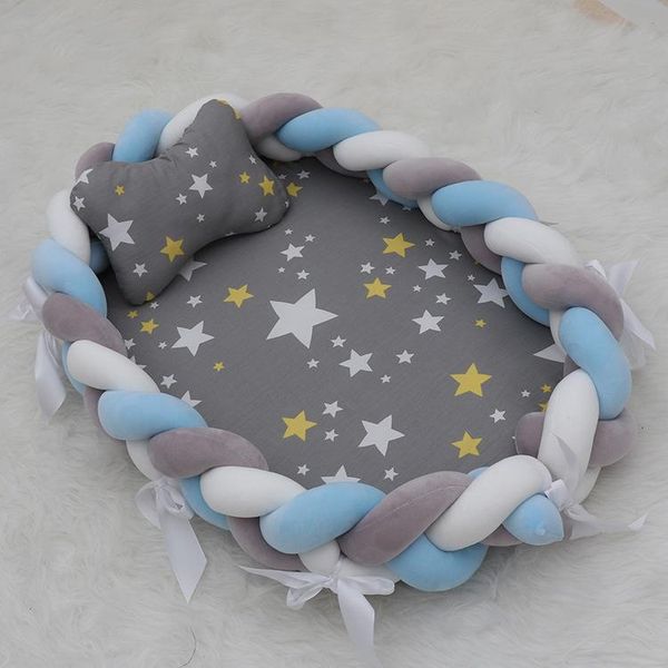 baby cribs portable bionic travel bed with pillow cotton born cradle infant bassinet bumper folding sleep nest for toddler 80*50cm
baby cribs portable bionic travel bed with pillow cotton born cradle infant bassinet bumper folding sleep nest for toddler 80*50cm