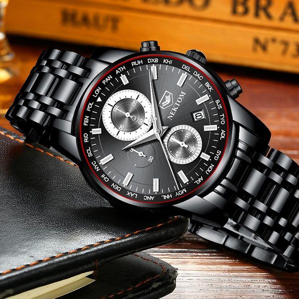 nektom 2021 men watch men's watch business luxury stainless steel for men sports relogio masculino reloj hombre, Slivery;brown
nektom 2021 men watch men's watch business luxury stainless steel for men sports relogio masculino reloj hombre, Slivery;brown