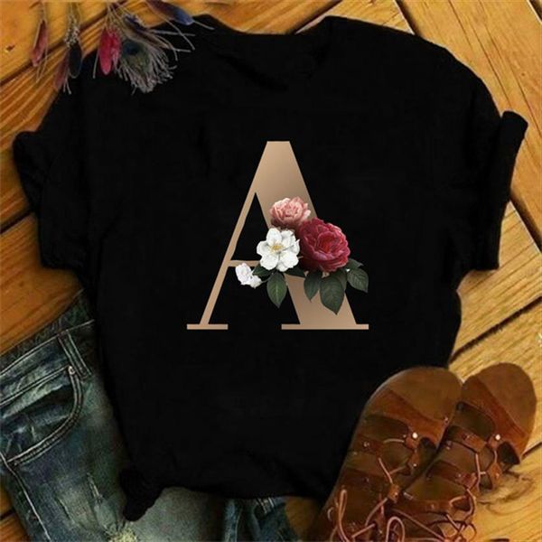 custom name letter combination women t shirts flower font a b c d e f g short sleeve clothes woman, White
custom name letter combination women t shirts flower font a b c d e f g short sleeve clothes woman, White