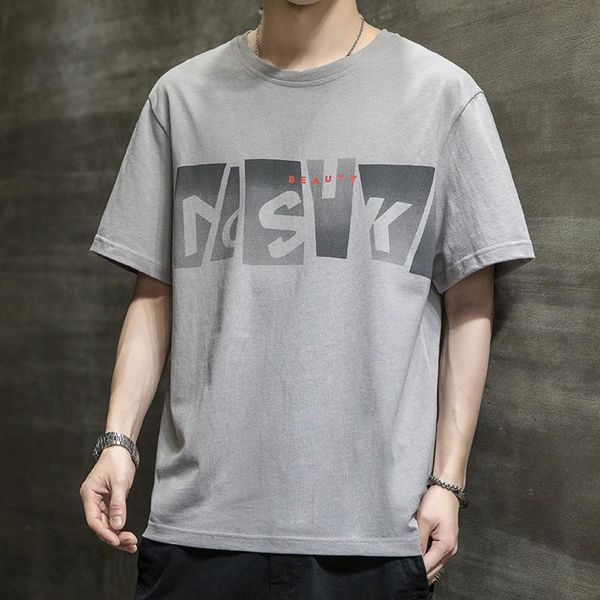 men's t-shirts fashion printed short sleeve men t-shirt round neck simplicity casual cotton tees harajuku streetwear summer t shirts, White;black
men's t-shirts fashion printed short sleeve men t-shirt round neck simplicity casual cotton tees harajuku streetwear summer t shirts, White;black