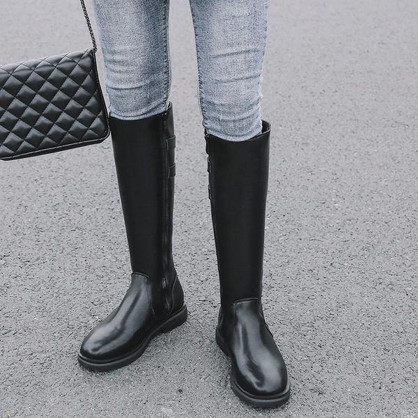 boots rimocy fashion buckle women's kneee high pu leather round toe heels woman waterproof platform winter shoes ladies, Black
boots rimocy fashion buckle women's kneee high pu leather round toe heels woman waterproof platform winter shoes ladies, Black