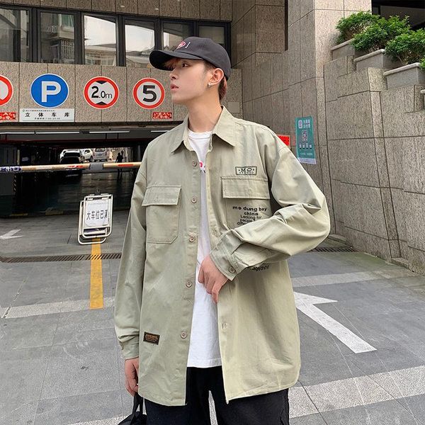 men's casual shirts 2021 spring and autumn youth fashion loose personality simple letter printing long-sleeved shirt -2xl, White;black
men's casual shirts 2021 spring and autumn youth fashion loose personality simple letter printing long-sleeved shirt -2xl, White;black