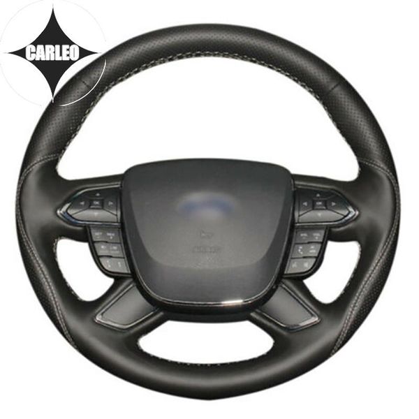 steering wheel covers diy car cover for taurus 2021 genuine black leather custom hand stitching holder layer wrap
steering wheel covers diy car cover for taurus 2021 genuine black leather custom hand stitching holder layer wrap