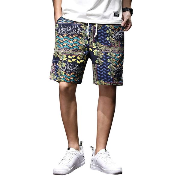 men's shorts 2021 summer hawaii beach loose classic brand printed 100% cotton and women's fashion casual, White;black
men's shorts 2021 summer hawaii beach loose classic brand printed 100% cotton and women's fashion casual, White;black
