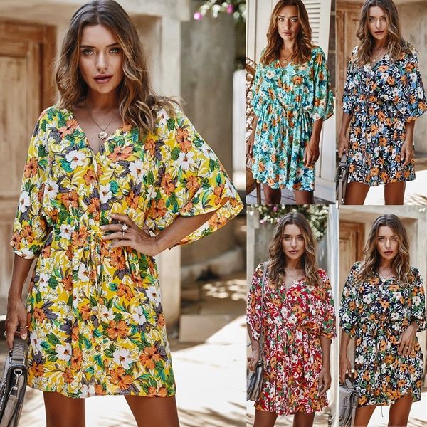 2021 new fashion bohemian summer elegant party robe femme casual woman clothes ladies es beach vestidos print women flsy, Black;gray
2021 new fashion bohemian summer elegant party robe femme casual woman clothes ladies es beach vestidos print women flsy, Black;gray
