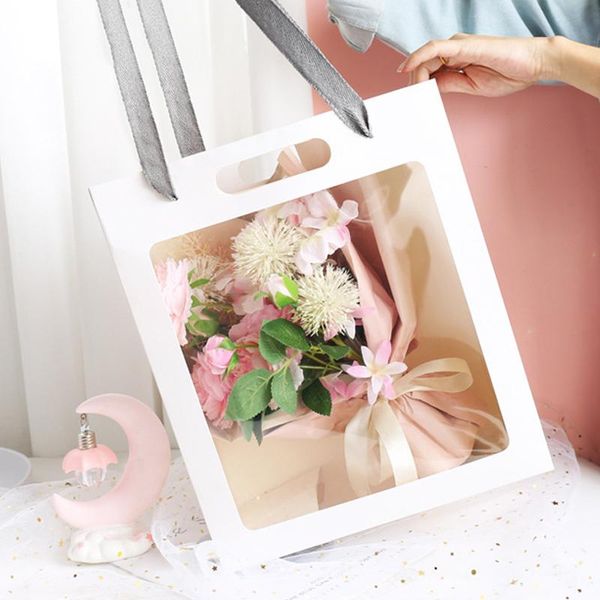 gift wrap portable square flower transparent storage boxes paper packing handy bucket holders florist wedding party bag
gift wrap portable square flower transparent storage boxes paper packing handy bucket holders florist wedding party bag
