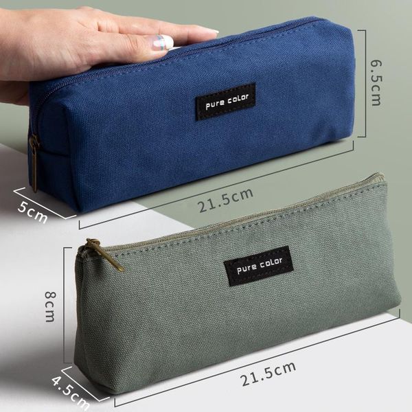 pencil bags 1 pcs simple style pure color case kawaii canvas pen bag stationery pouch for gift office school supplies
pencil bags 1 pcs simple style pure color case kawaii canvas pen bag stationery pouch for gift office school supplies