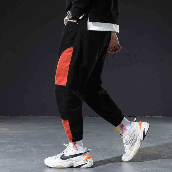 men's pants pant streetwear men patchwork casual hip hop male solid slim fit joggers sweatpants tro i55r, Black
men's pants pant streetwear men patchwork casual hip hop male solid slim fit joggers sweatpants tro i55r, Black