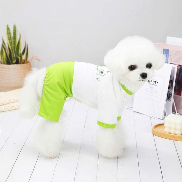 spring teddy avocado four legged small and medium sized summer pet dog clothing suppli
spring teddy avocado four legged small and medium sized summer pet dog clothing suppli