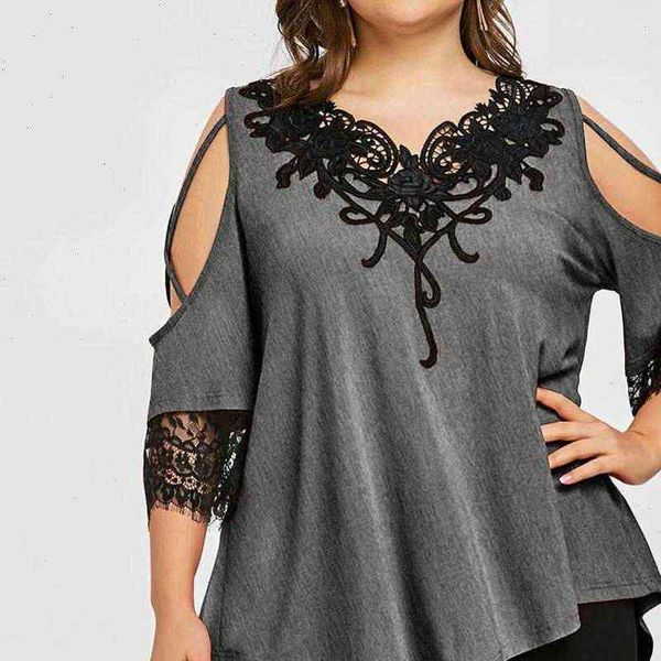 women womens shirts lace off shoulder v neck loose blouses summer casual short sleeve blouse female blusa plus, White
women womens shirts lace off shoulder v neck loose blouses summer casual short sleeve blouse female blusa plus, White