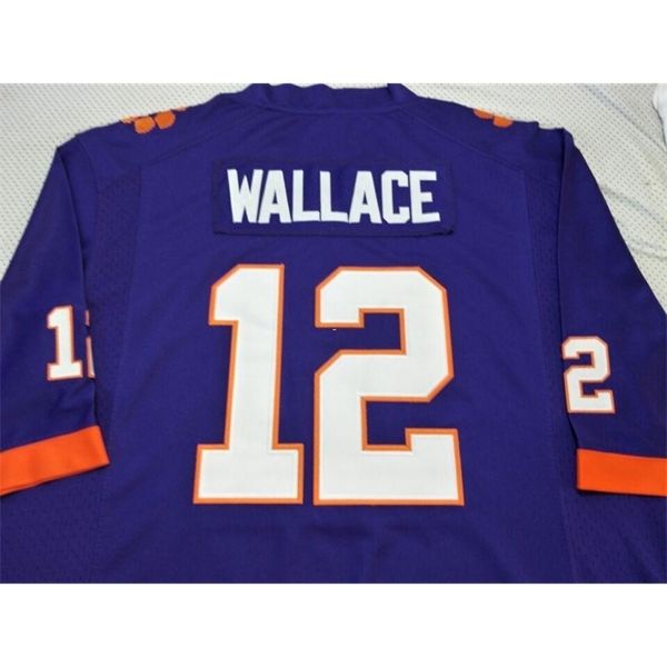 001 clemson tigers k'von wallace #12 real full embroidery college jersey size s-4xl or custom any name or number jersey, Black
001 clemson tigers k'von wallace #12 real full embroidery college jersey size s-4xl or custom any name or number jersey, Black