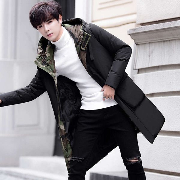 off season special price winter new down jacket men's slim medium length down jacket hooded warm solid colorwinter, Black
off season special price winter new down jacket men's slim medium length down jacket hooded warm solid colorwinter, Black
