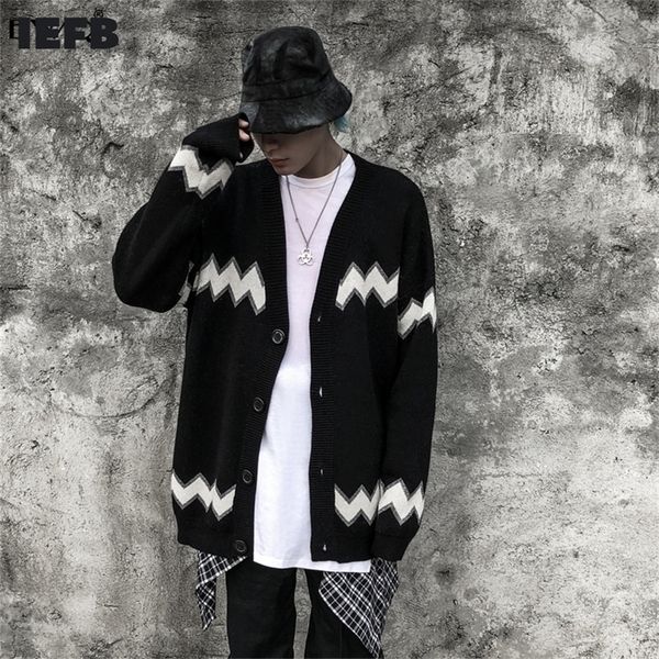 iefb / jacquard weave stripe v collar sweater for men and women lovers autumn new single breasted cardigan cloth 19h-a124 201022, White;black
iefb / jacquard weave stripe v collar sweater for men and women lovers autumn new single breasted cardigan cloth 19h-a124 201022, White;black