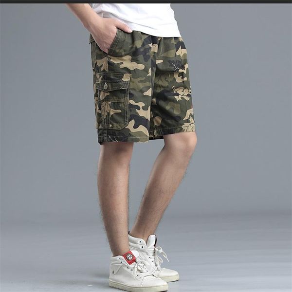 men's shorts camouflage loose cargo men cool summer camo short pants homme tactical drop 968, White;black
men's shorts camouflage loose cargo men cool summer camo short pants homme tactical drop 968, White;black