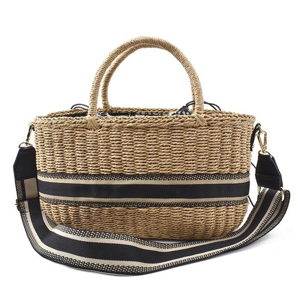 evening bags luxury straw bag beach shoulder handbags 2021 summer women the paper rope drum woven tote designer
evening bags luxury straw bag beach shoulder handbags 2021 summer women the paper rope drum woven tote designer