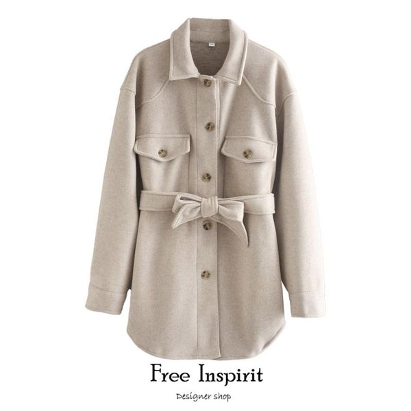 women's wool & blends 2021 inspirit arrival winter female sashes long button lace up casual coat, Black
women's wool & blends 2021 inspirit arrival winter female sashes long button lace up casual coat, Black