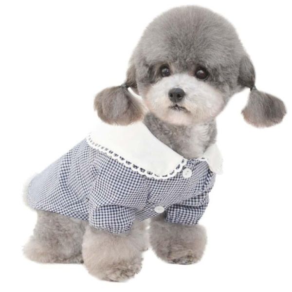 dog apparel pet clothes puppy shirt cat spring and summer bichon