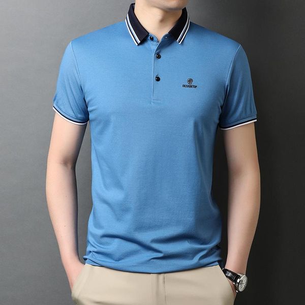 men's t-shirts grade designer logo brand summer mens t shirt with short sleeve turn down collar casual fashions men clothing m-4xl, White;black
men's t-shirts grade designer logo brand summer mens t shirt with short sleeve turn down collar casual fashions men clothing m-4xl, White;black