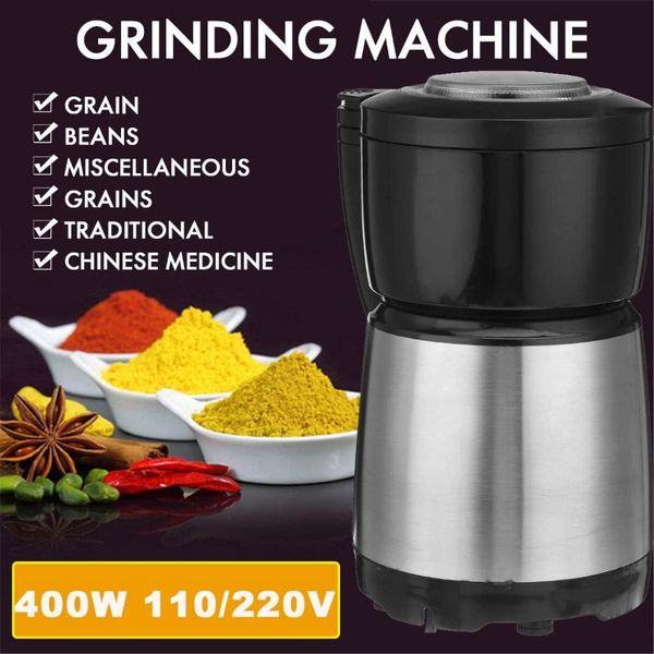 electric coffee grinders 400w 110v/220v grinder kitchen grain nut bean spice multi functional household
electric coffee grinders 400w 110v/220v grinder kitchen grain nut bean spice multi functional household