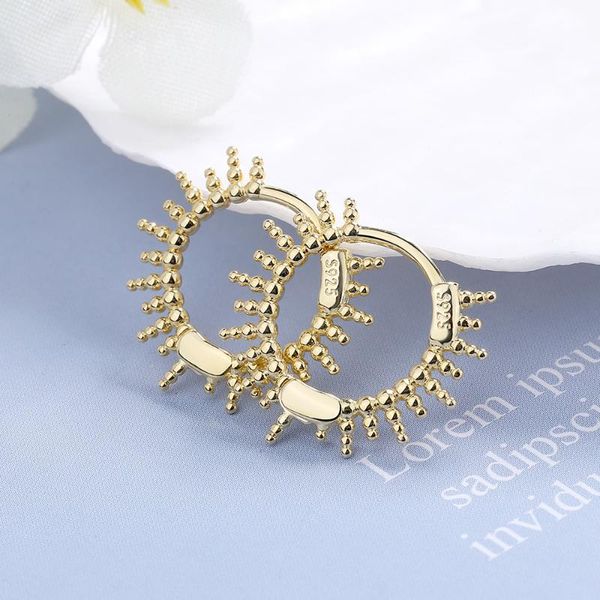 hoop & huggie simple female metal small earrings charm gold silver color trendy bride geometry wedding for women, Golden;silver
hoop & huggie simple female metal small earrings charm gold silver color trendy bride geometry wedding for women, Golden;silver