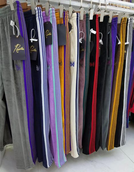 2021 new awge rocky pants hip hop 1:1 butterfly embroidery track sweatpants japan needles trousers elxq, Black
2021 new awge rocky pants hip hop 1:1 butterfly embroidery track sweatpants japan needles trousers elxq, Black