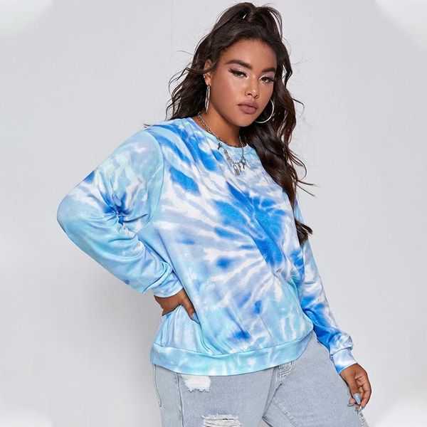 women's hoodies & sweatshirts 2021 winter casual tracksuit round neck long sleeve large size knitting tie dye sanitary clothes autumn f, Black
women's hoodies & sweatshirts 2021 winter casual tracksuit round neck long sleeve large size knitting tie dye sanitary clothes autumn f, Black