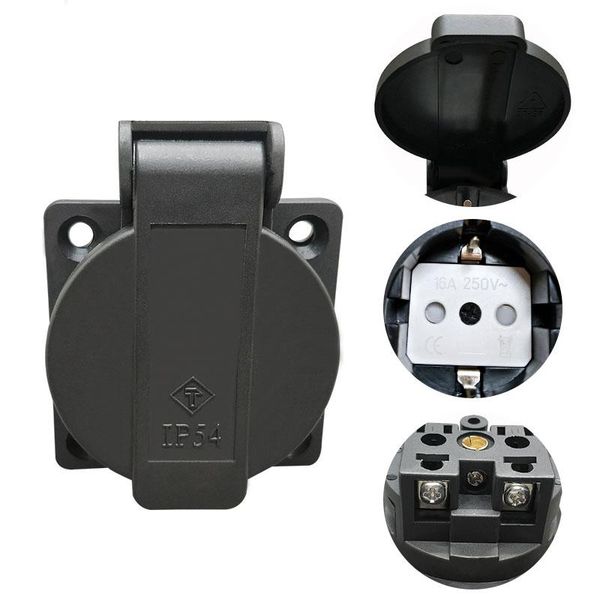smart power plugs 5pcs eu waterproof socket ip54 black 16a 250v ac female connector cable 4000w industrial
smart power plugs 5pcs eu waterproof socket ip54 black 16a 250v ac female connector cable 4000w industrial