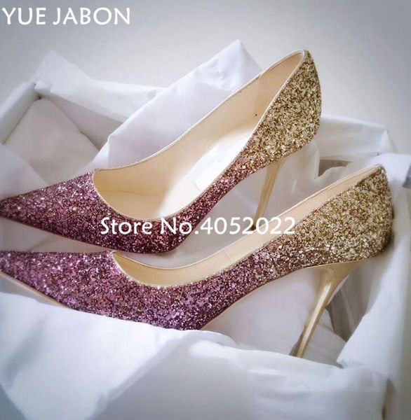 dress shoes female wedding gold rose woman high heels bride slip-on pumps bling paillette stiletto bridesmaid 12cm, Black
dress shoes female wedding gold rose woman high heels bride slip-on pumps bling paillette stiletto bridesmaid 12cm, Black