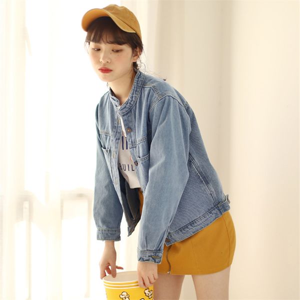 autumn vintage denim basic coat big size black long sleeve jeans jacket and coats women outerwear casual streetwear qm2a, Black;brown
autumn vintage denim basic coat big size black long sleeve jeans jacket and coats women outerwear casual streetwear qm2a, Black;brown