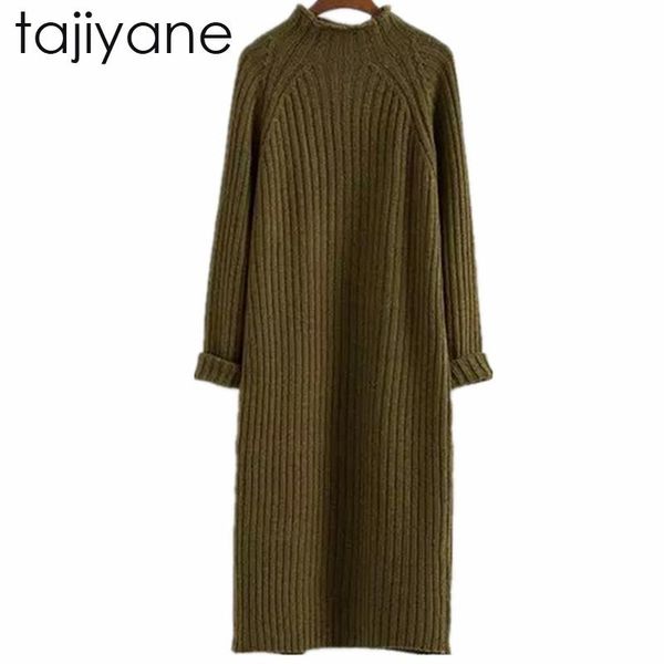 casual dresses tajiyane 2021 women thick length sweaters spring winter round collar sweater elegant long sleeve knitted pullover ld104, Black;gray
casual dresses tajiyane 2021 women thick length sweaters spring winter round collar sweater elegant long sleeve knitted pullover ld104, Black;gray