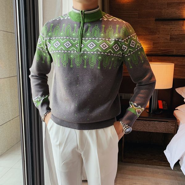 2021 new british style autumn turn down collar striped knitted sweater men's clothes fine casual pull adjustment homme streetwear 3xl l, White;black
2021 new british style autumn turn down collar striped knitted sweater men's clothes fine casual pull adjustment homme streetwear 3xl l, White;black