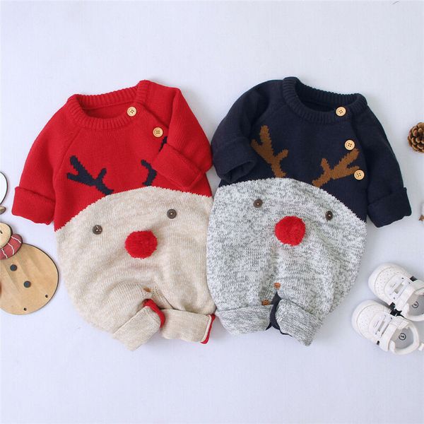 christmas winter newborn baby girl knitted romper jumpsuit overall sweater warm fall autumn wool xmas clothes, Blue
christmas winter newborn baby girl knitted romper jumpsuit overall sweater warm fall autumn wool xmas clothes, Blue