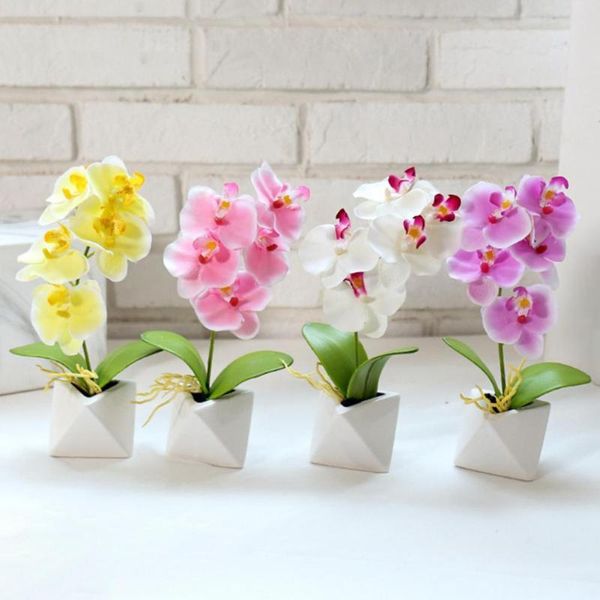 silk butterfly orchid ceramics bonsai artificial flowers with leaves vase set home decor wedding decoration potted plants
silk butterfly orchid ceramics bonsai artificial flowers with leaves vase set home decor wedding decoration potted plants