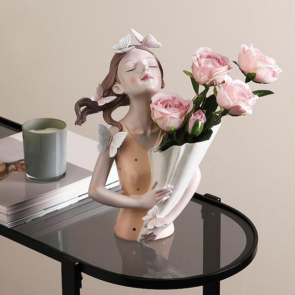 vases butterfly girl resin sculpture character model vase living room office counterdecor creative figure statue flowerpot
vases butterfly girl resin sculpture character model vase living room office counterdecor creative figure statue flowerpot