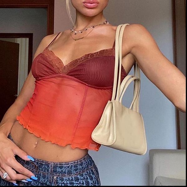 vintage lace y2k women see through v neck aesthetic crop bodycon sleeveless club soft mesh shirts camis, White
vintage lace y2k women see through v neck aesthetic crop bodycon sleeveless club soft mesh shirts camis, White