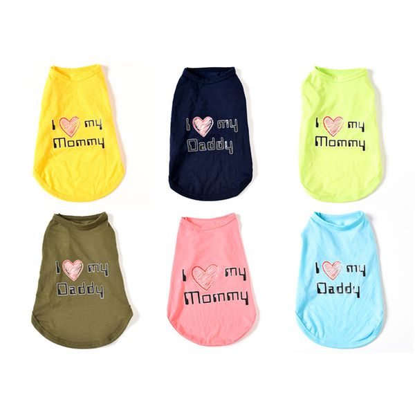 dog cartoon vt teddy bear puppy cat summer pet cloth i love my parents classic cotton vt
dog cartoon vt teddy bear puppy cat summer pet cloth i love my parents classic cotton vt