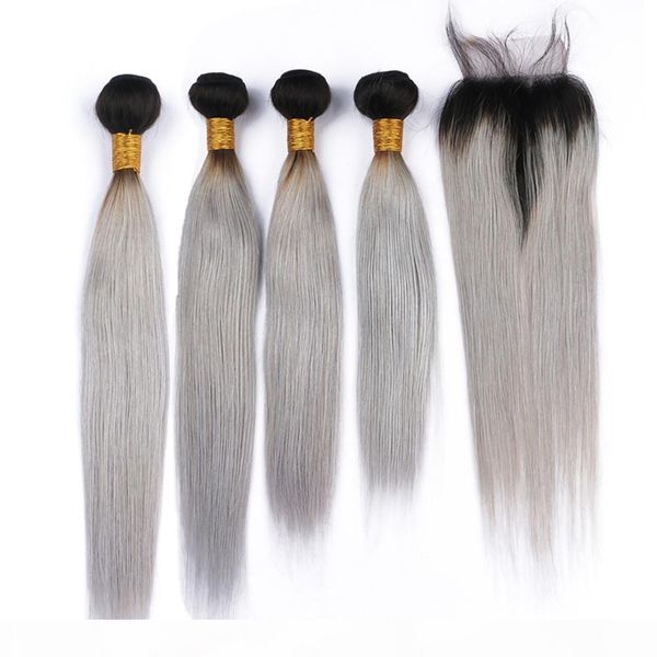ombre silver grey malaysian straight weaves human hair 4bundles and closure #1b grey ombre virgin hair lace closure 4x4" with bundles, Black;brown
ombre silver grey malaysian straight weaves human hair 4bundles and closure #1b grey ombre virgin hair lace closure 4x4" with bundles, Black;brown