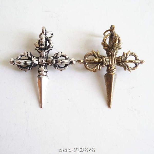 charms tibetan amulet for man cross vajra copper brass metal pendants tbp190, Bronze;silver
charms tibetan amulet for man cross vajra copper brass metal pendants tbp190, Bronze;silver