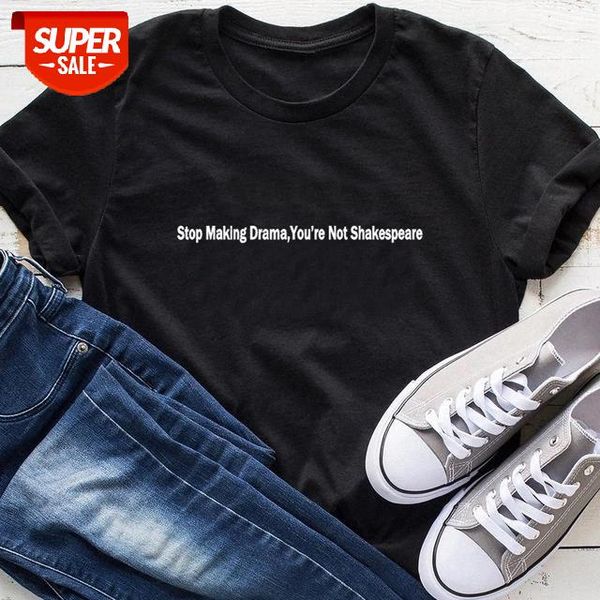 sunfiz YF Stop Making Drama You Are Not Shakespeare Unisix Grunge Aesthetic Yellow T-Shirt Women Cotton Graphic Tumblr T Shirt #rV1c, White
sunfiz YF Stop Making Drama You Are Not Shakespeare Unisix Grunge Aesthetic Yellow T-Shirt Women Cotton Graphic Tumblr T Shirt #rV1c, White