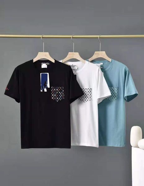 luxury design summer chest pocket full print round neck ny short sleeve t-shirt casual fashion, White
luxury design summer chest pocket full print round neck ny short sleeve t-shirt casual fashion, White