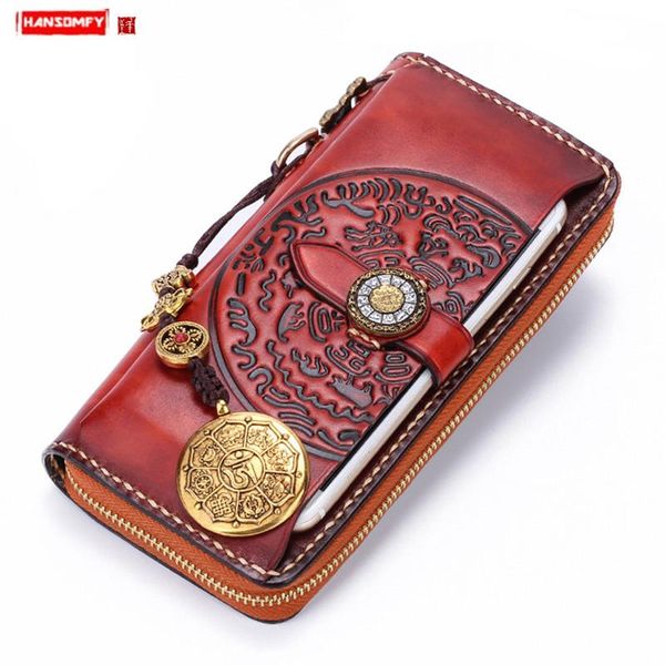 wallets men and women long wallet retro leather phone clutch bag genuine purse jiugong card holder sterling silver, Red;black
wallets men and women long wallet retro leather phone clutch bag genuine purse jiugong card holder sterling silver, Red;black