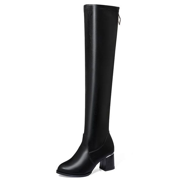 boots brand fashion designer women thigh high platform chunky heel casual leisure punk street over the knee, Black
boots brand fashion designer women thigh high platform chunky heel casual leisure punk street over the knee, Black