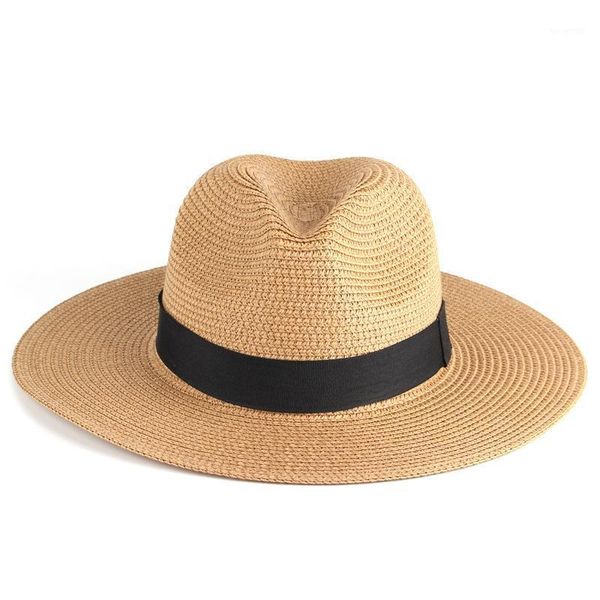 berets summer panama hat women travel sun beach straw for girls outing uv protection fisherman cap man shading visor hats, Blue;gray 
berets summer panama hat women travel sun beach straw for girls outing uv protection fisherman cap man shading visor hats, Blue;gray