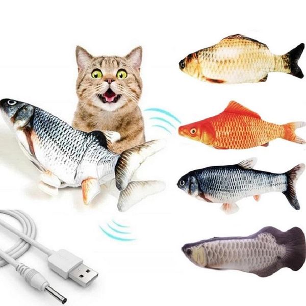 cat toys 1 pc wagging catnip toy 28cm dancing moving floppy fish cats usb charging simulation electronic pet mascotas
cat toys 1 pc wagging catnip toy 28cm dancing moving floppy fish cats usb charging simulation electronic pet mascotas